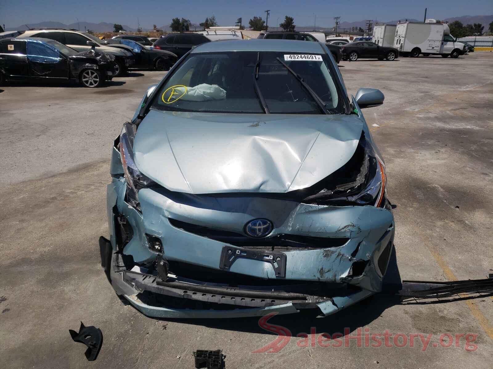 JTDKARFU0H3030890 2017 TOYOTA PRIUS