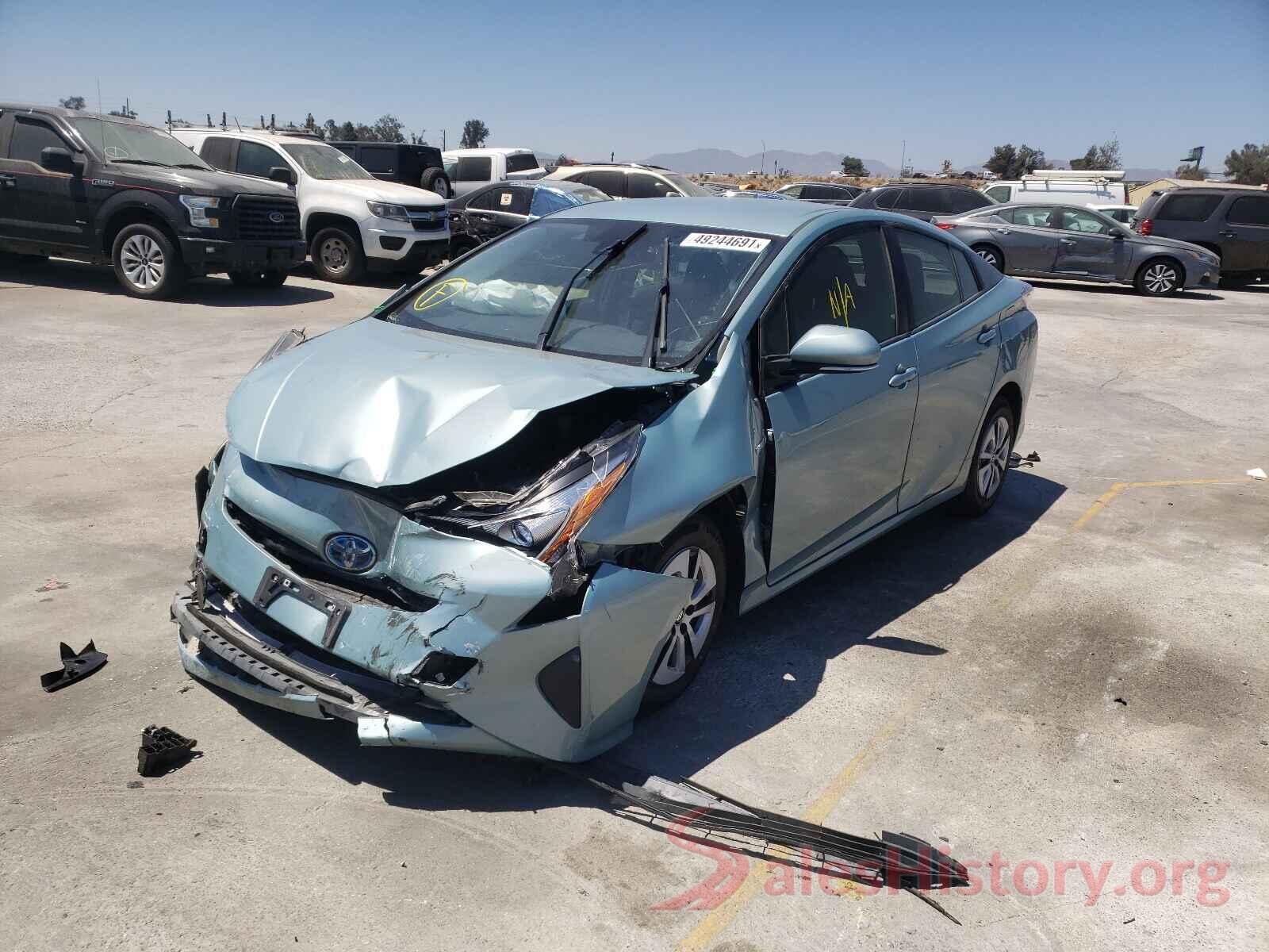 JTDKARFU0H3030890 2017 TOYOTA PRIUS