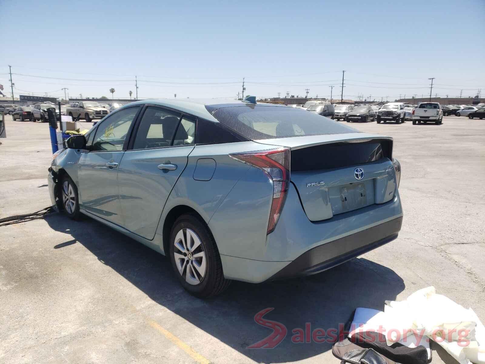 JTDKARFU0H3030890 2017 TOYOTA PRIUS