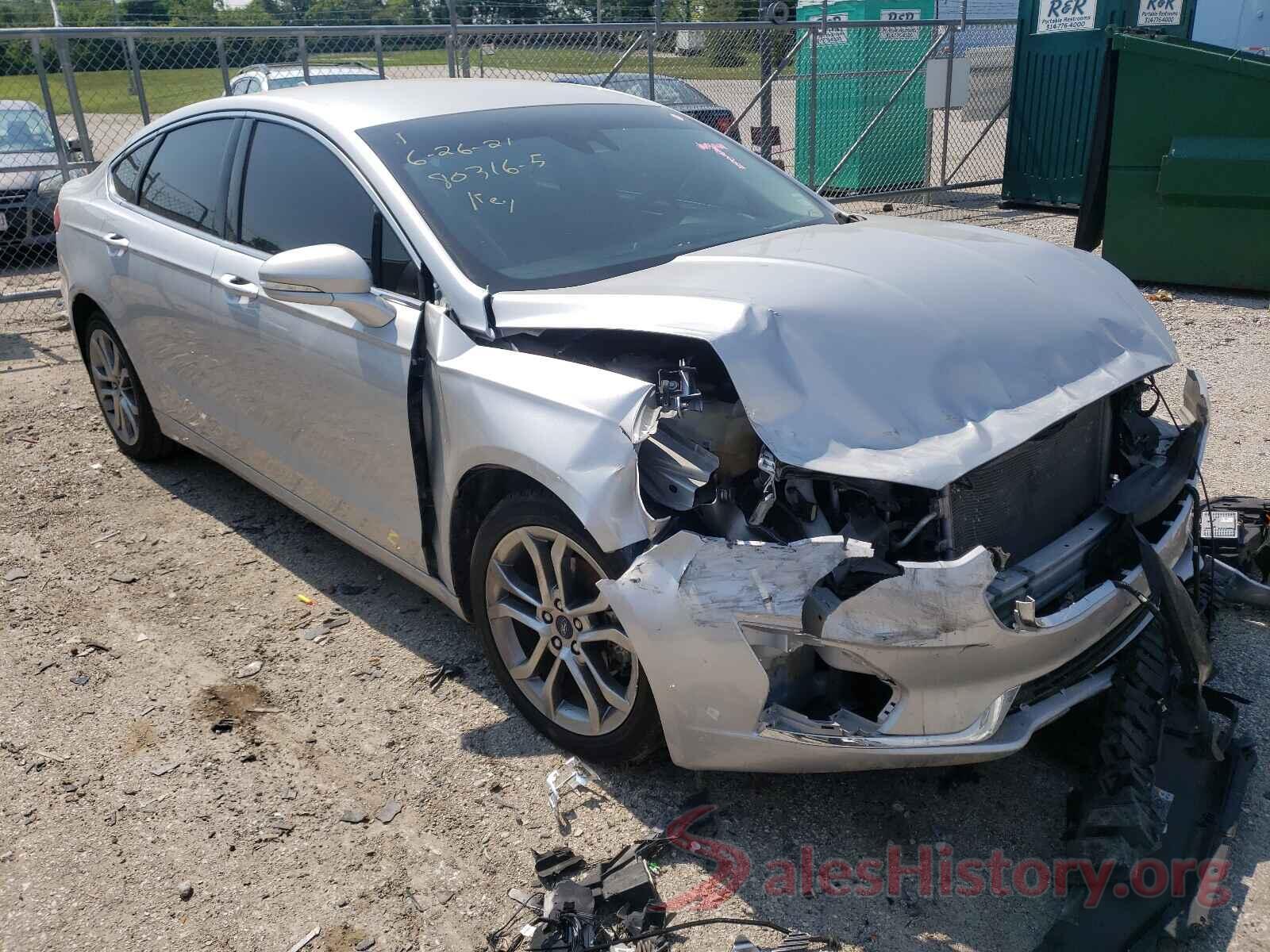 3FA6P0CD5KR117862 2019 FORD FUSION