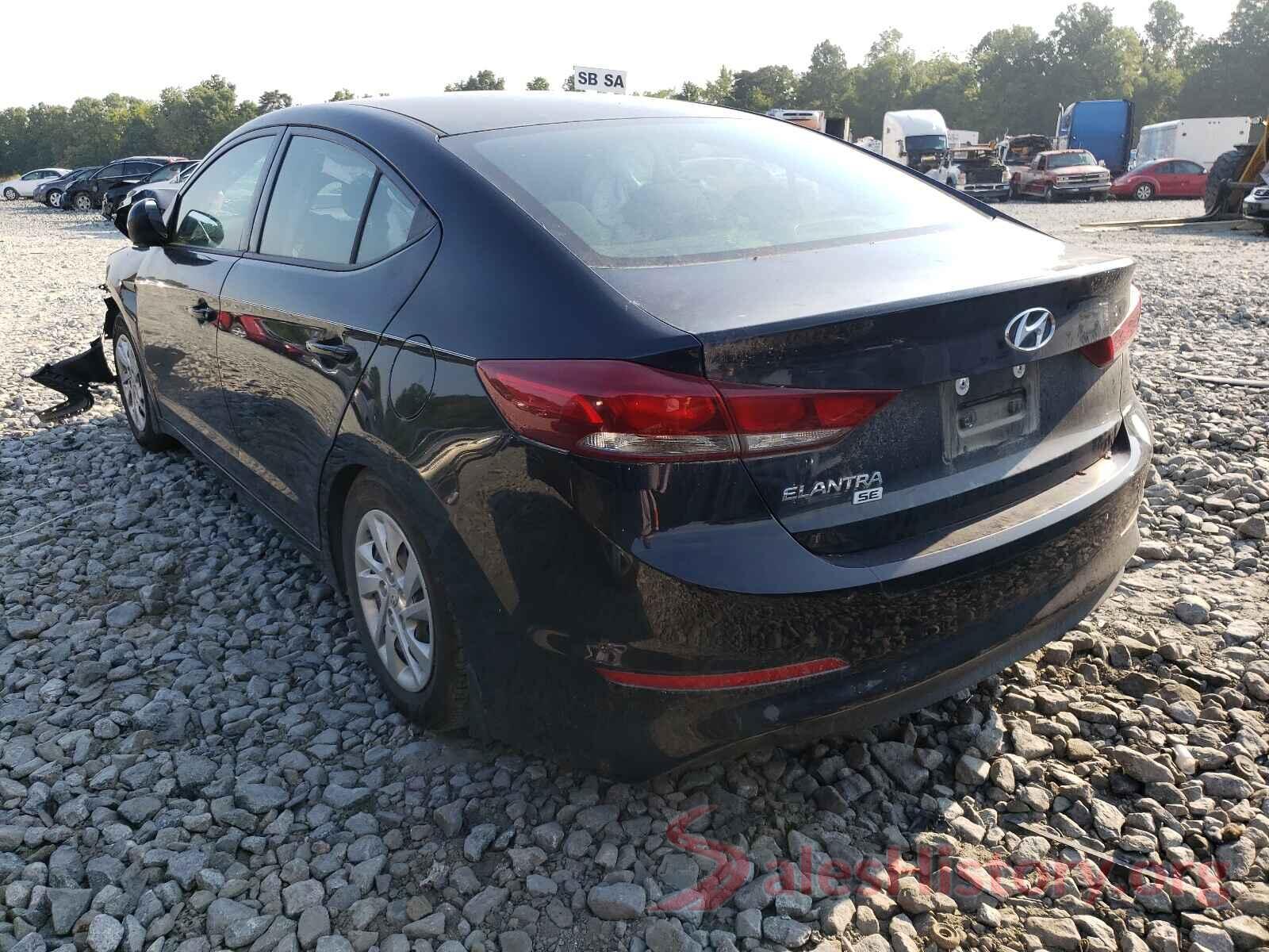 5NPD74LF8JH344734 2018 HYUNDAI ELANTRA