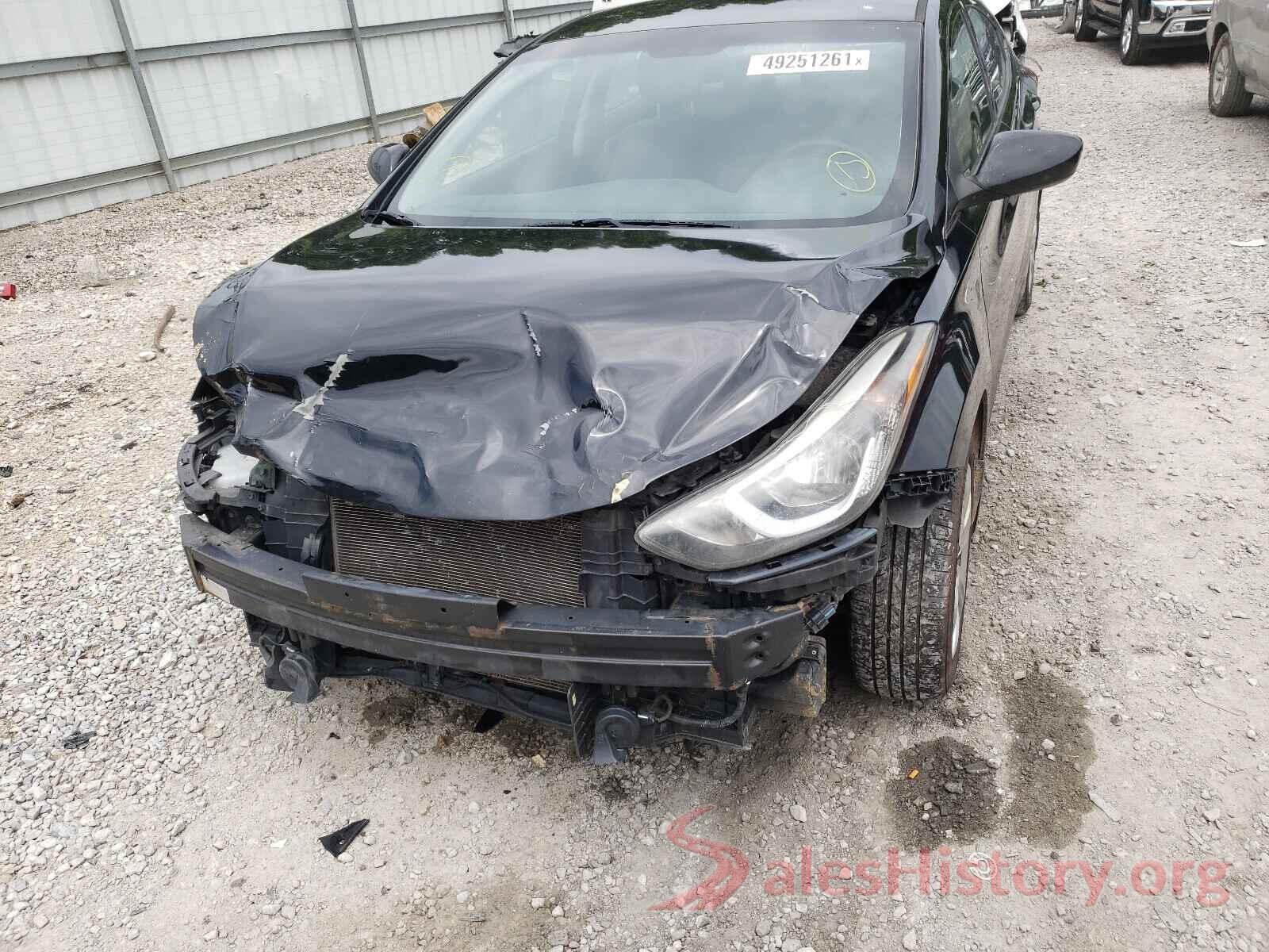 5NPDH4AE1GH793799 2016 HYUNDAI ELANTRA