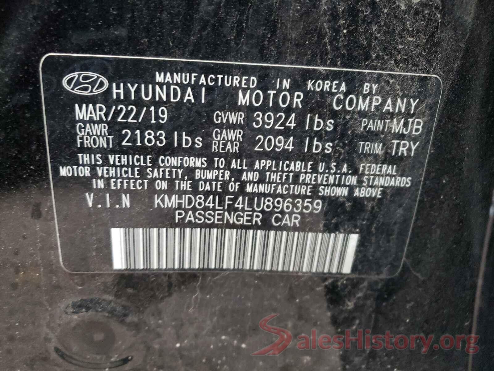 KMHD84LF4LU896359 2020 HYUNDAI ELANTRA