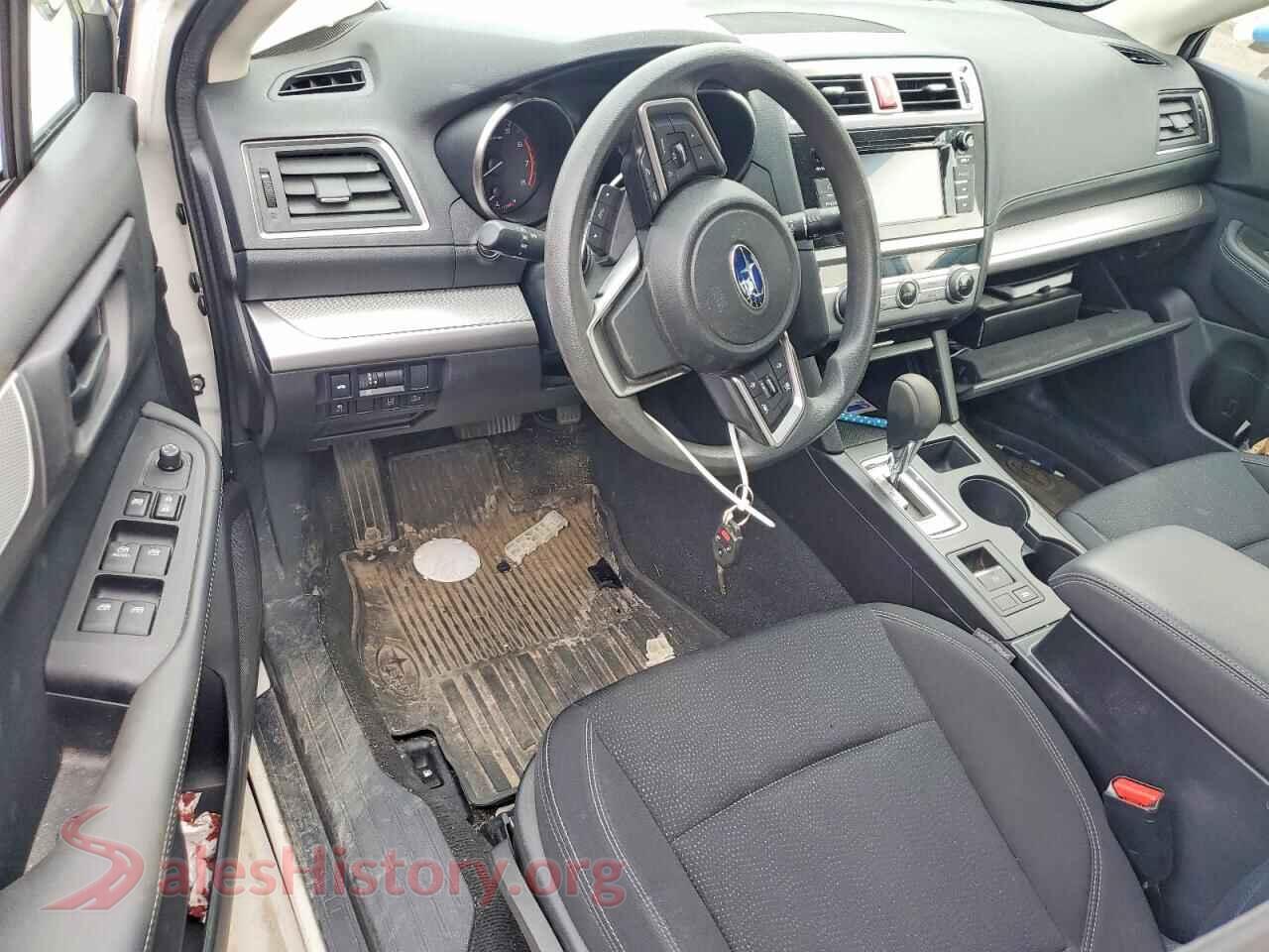 2019 SUBARU LEGACY VIN 4S3BNAB67K3032897, interior dashboard