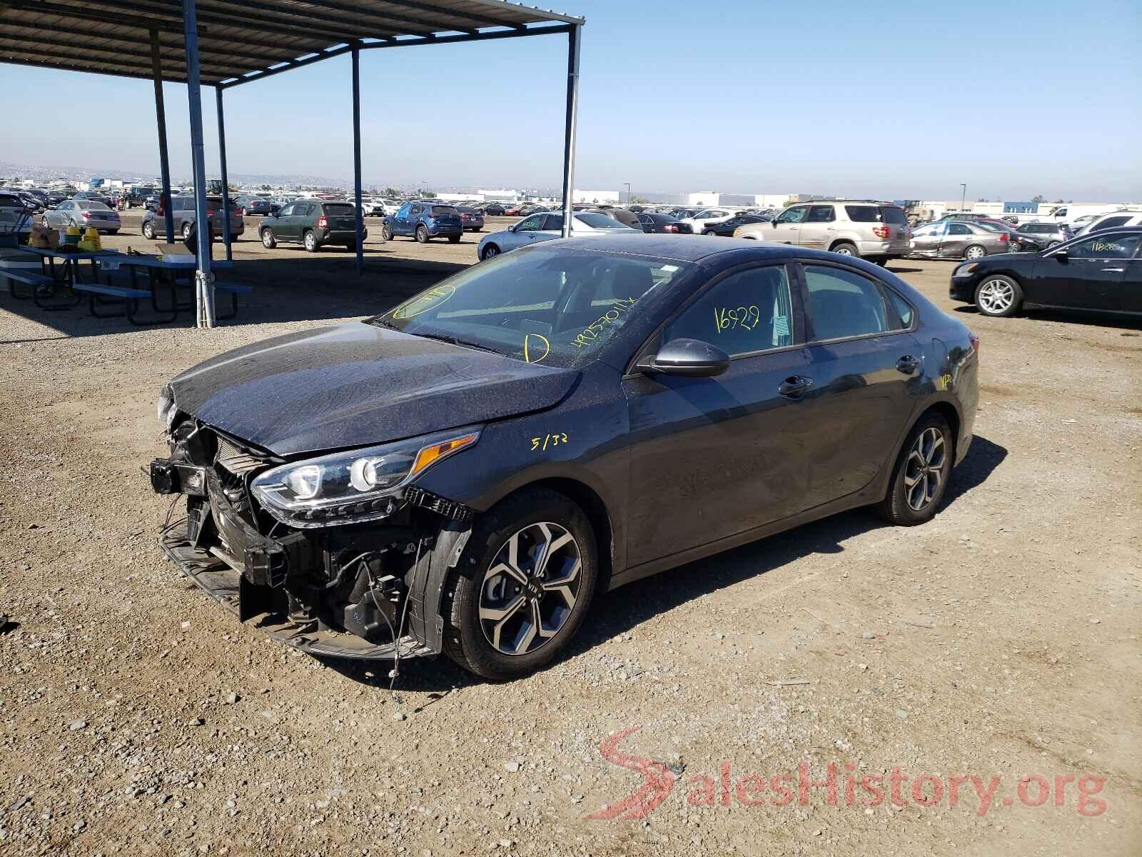 3KPF24AD7LE213245 2020 KIA FORTE