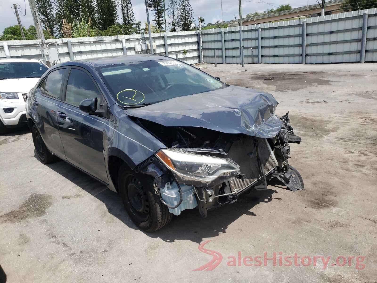 5YFBURHE8GP476014 2016 TOYOTA COROLLA