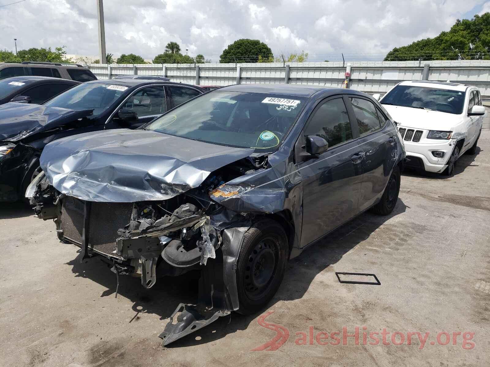 5YFBURHE8GP476014 2016 TOYOTA COROLLA