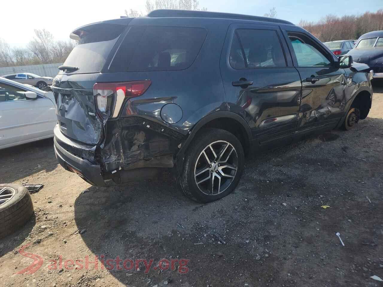 2017 FORD EXPLORER VIN 1FM5K8GT0HGB25822, right side view