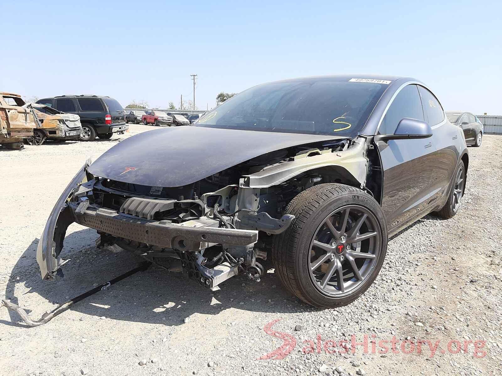 5YJ3E1EB7LF741461 2020 TESLA MODEL 3