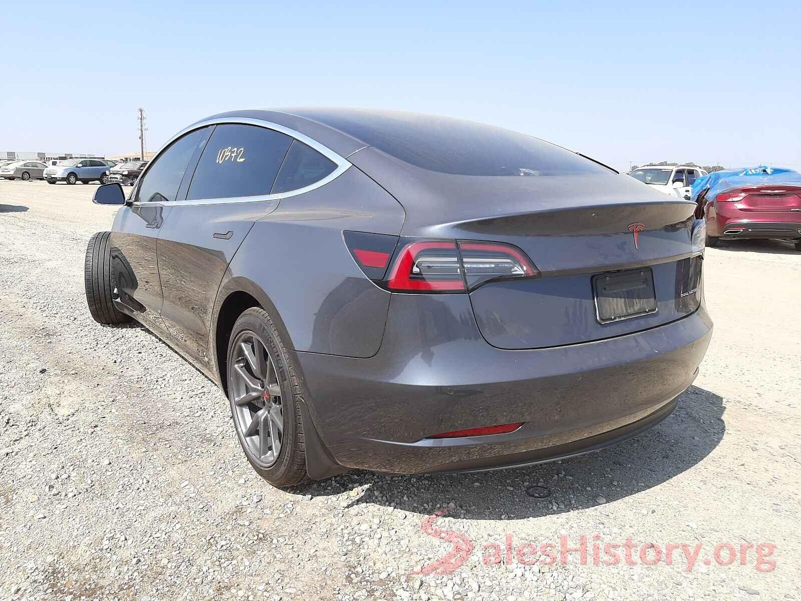 5YJ3E1EB7LF741461 2020 TESLA MODEL 3