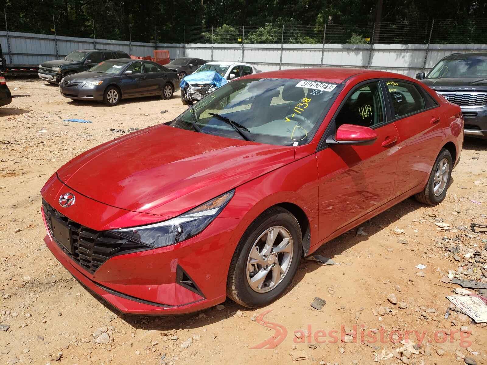 5NPLL4AG3MH041139 2021 HYUNDAI ELANTRA