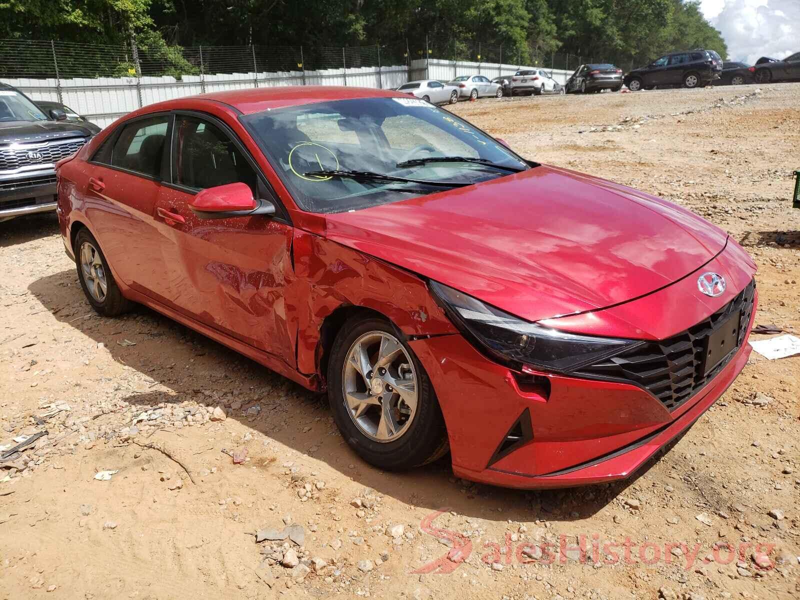 5NPLL4AG3MH041139 2021 HYUNDAI ELANTRA