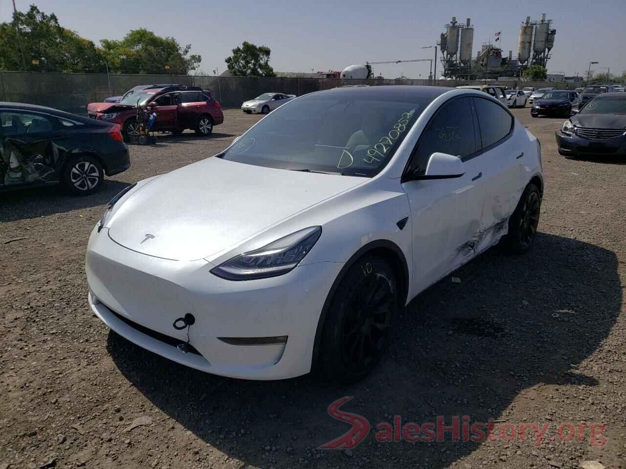 5YJYGDEE5MF157525 2021 TESLA MODEL Y