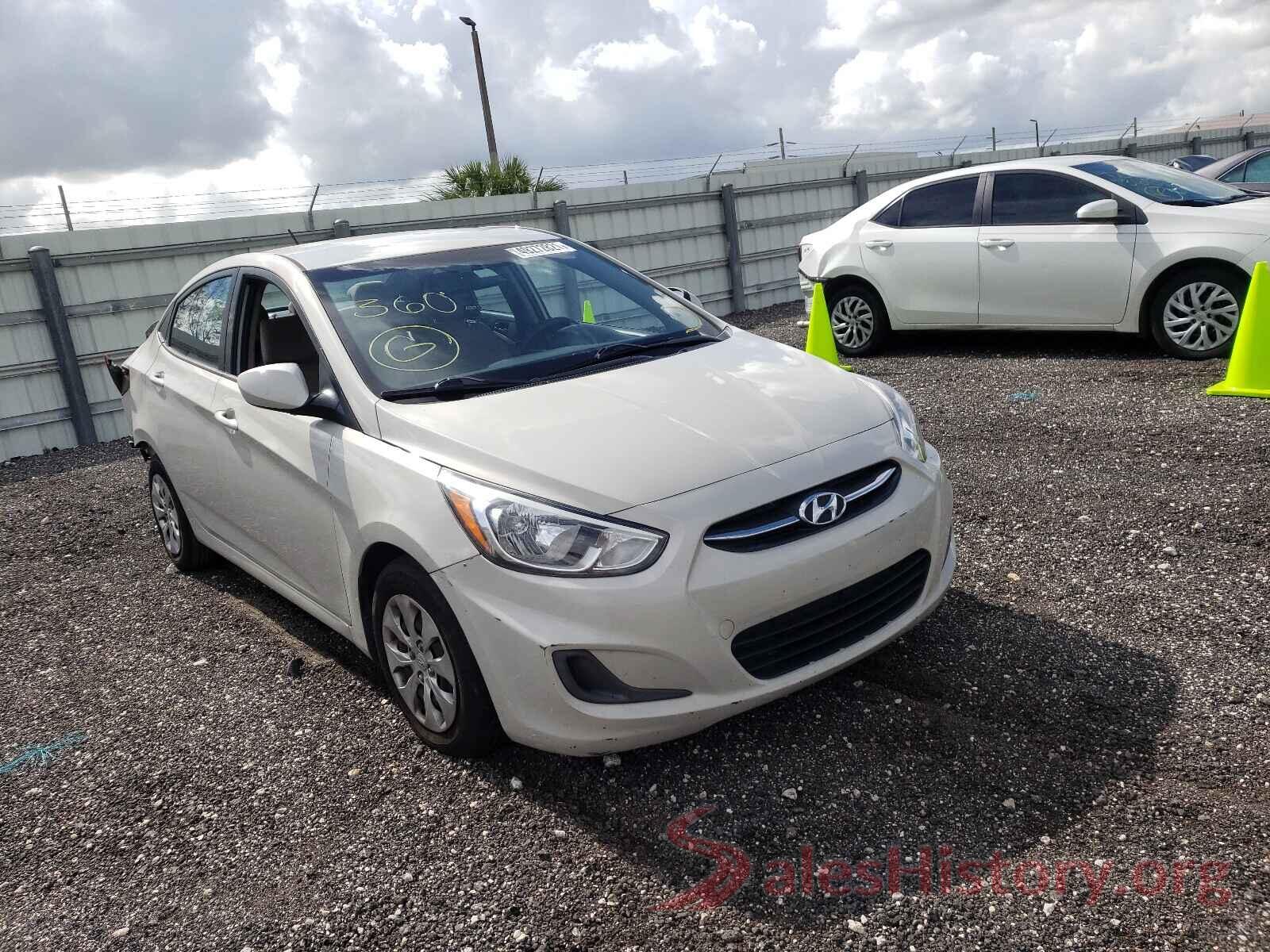 KMHCT4AE0GU963971 2016 HYUNDAI ACCENT