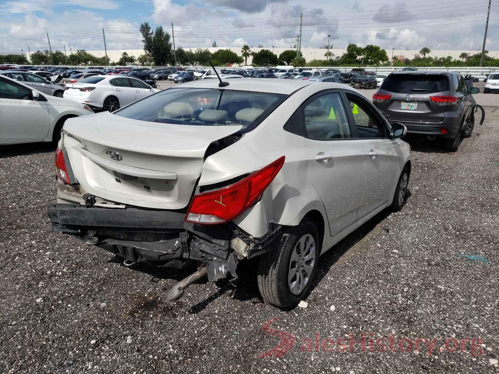 KMHCT4AE0GU963971 2016 HYUNDAI ACCENT