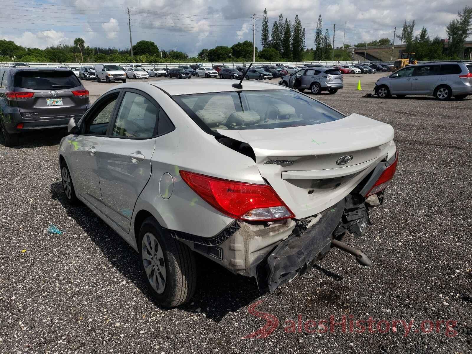 KMHCT4AE0GU963971 2016 HYUNDAI ACCENT