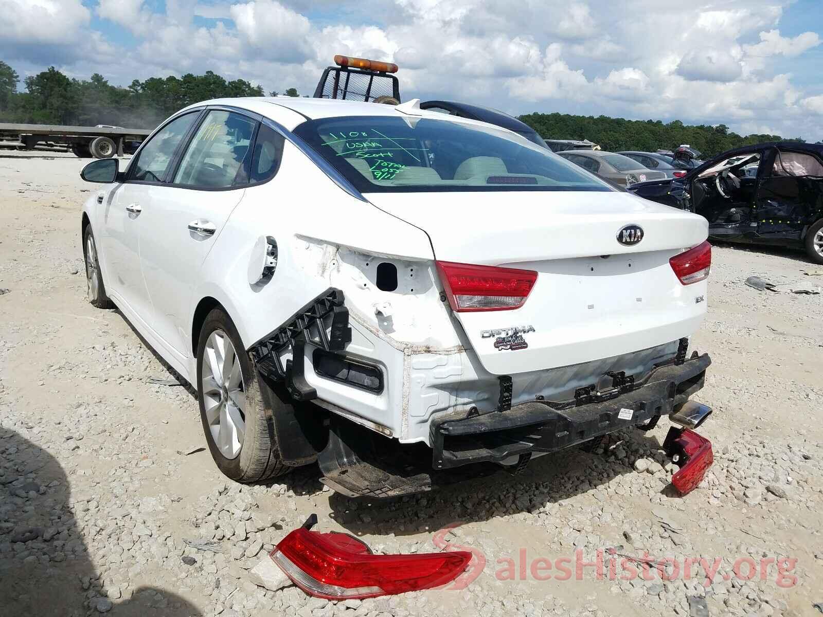 5XXGU4L3XGG038103 2016 KIA OPTIMA