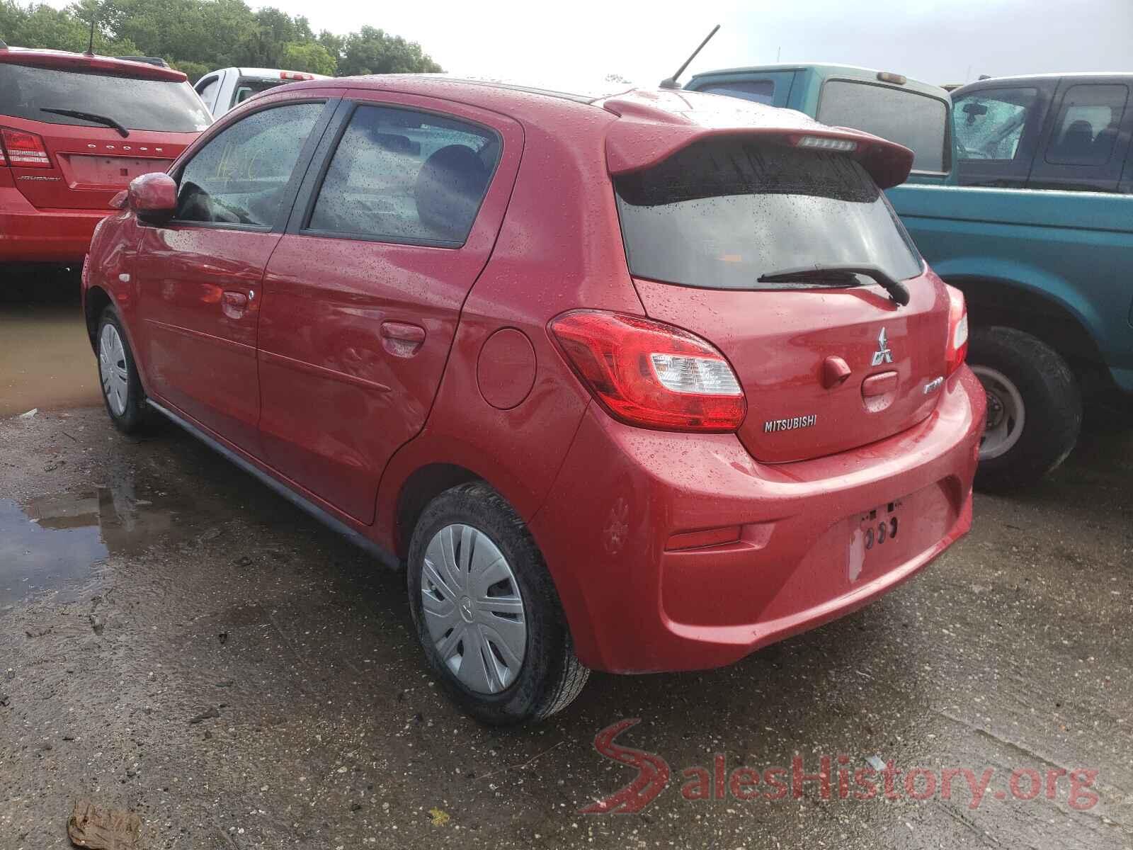 ML32A3HJ9KH007332 2019 MITSUBISHI MIRAGE