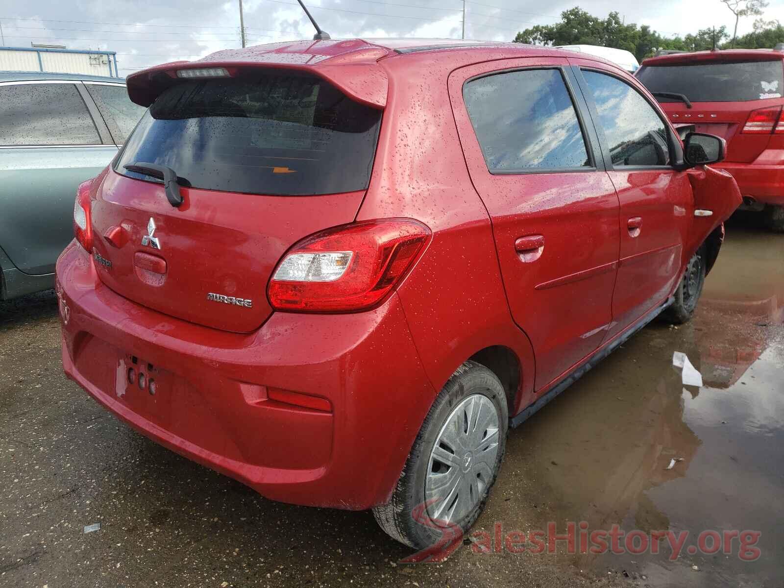 ML32A3HJ9KH007332 2019 MITSUBISHI MIRAGE