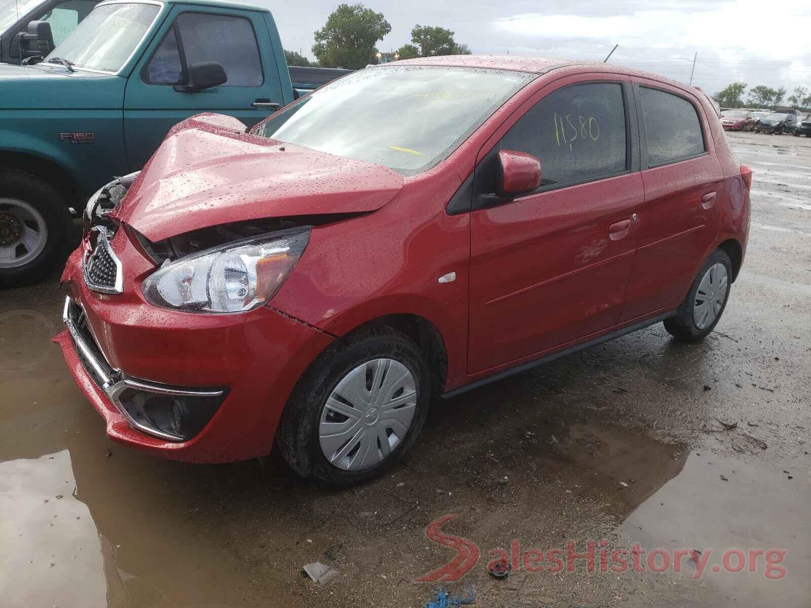 ML32A3HJ9KH007332 2019 MITSUBISHI MIRAGE