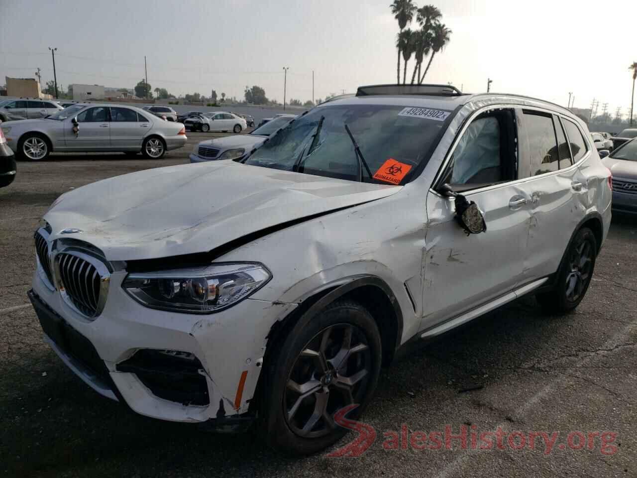 5UXTY3C06M9F20922 2021 BMW X3