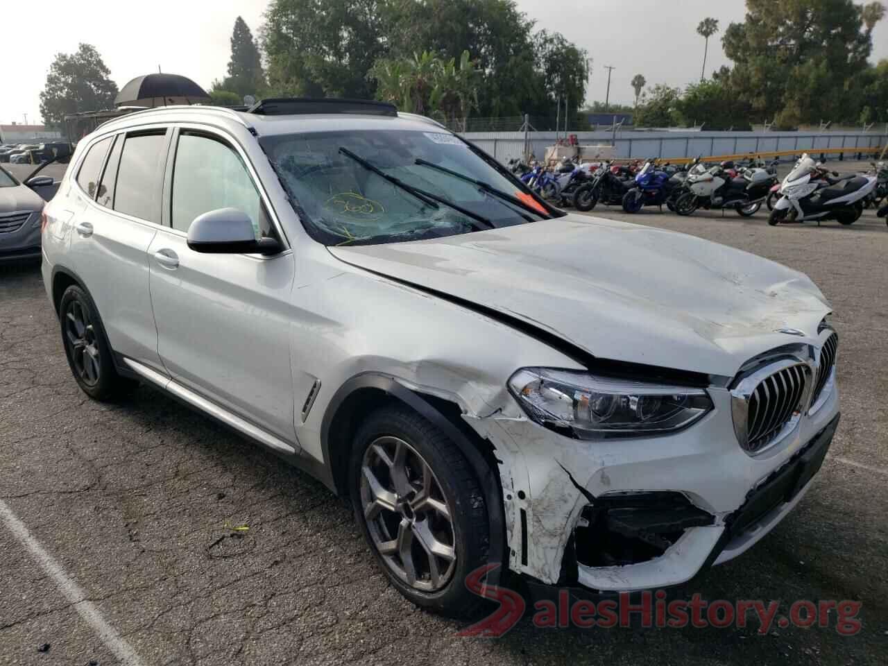 5UXTY3C06M9F20922 2021 BMW X3