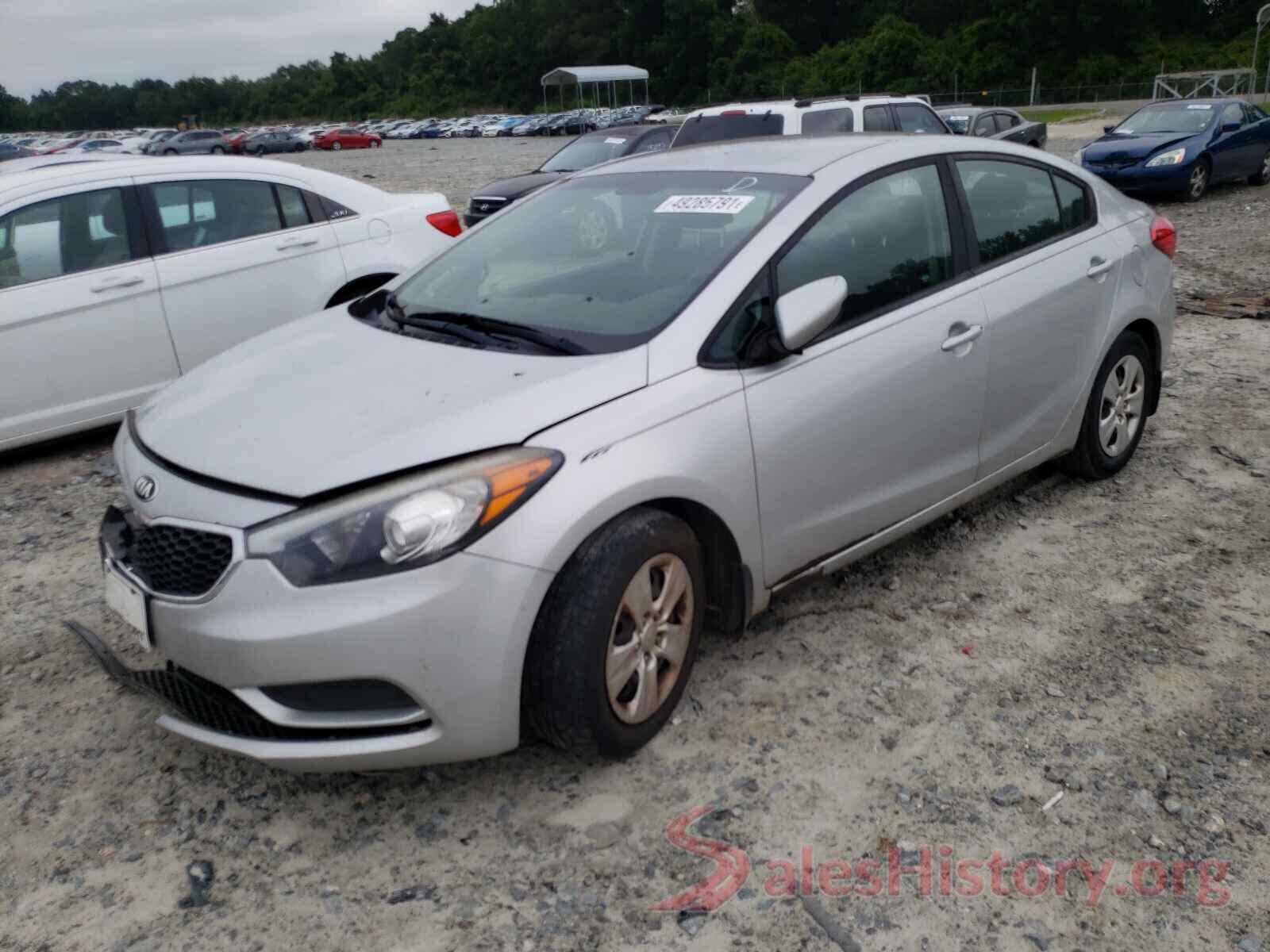 KNAFK4A63G5589814 2016 KIA FORTE