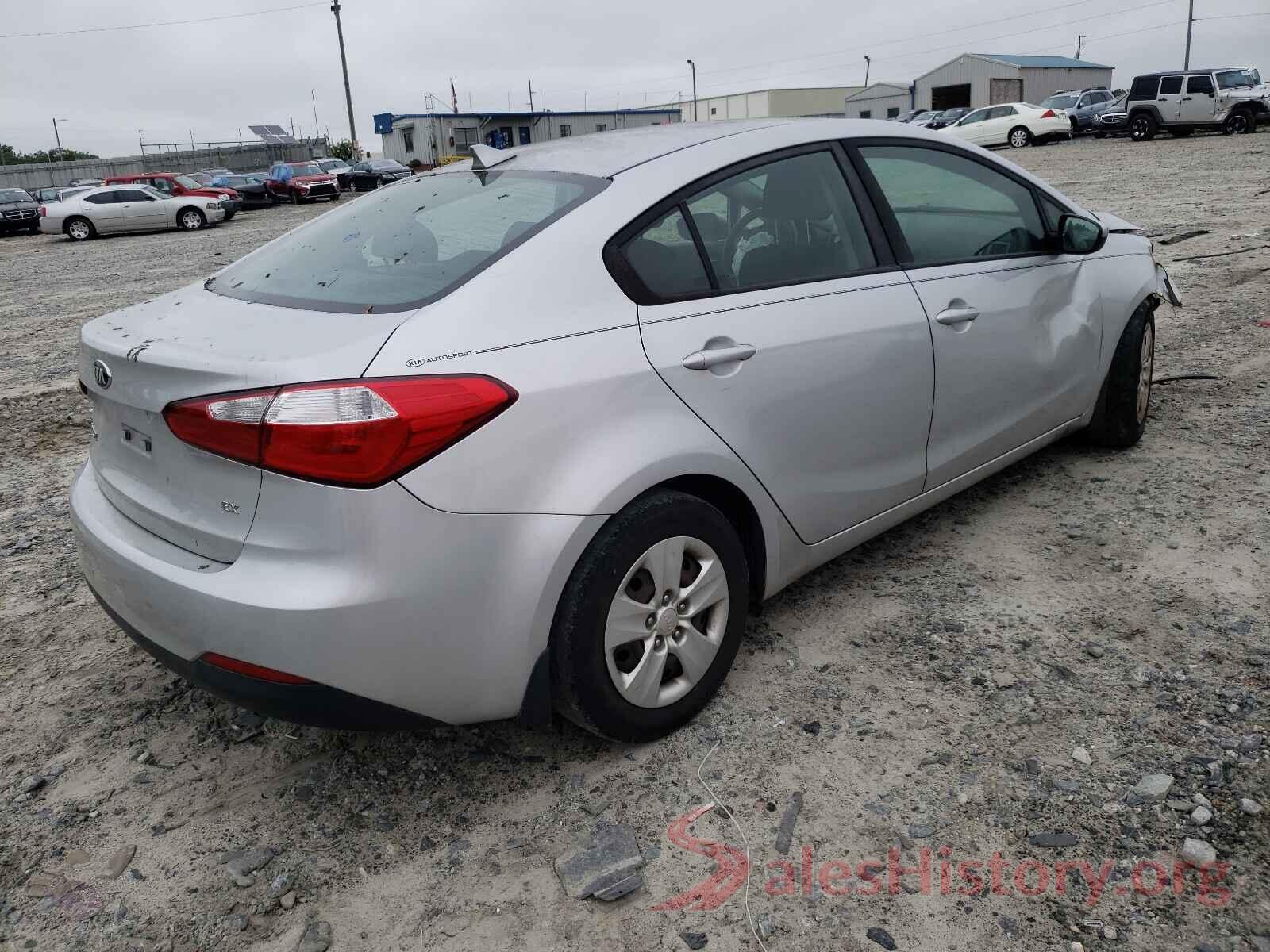 KNAFK4A63G5589814 2016 KIA FORTE