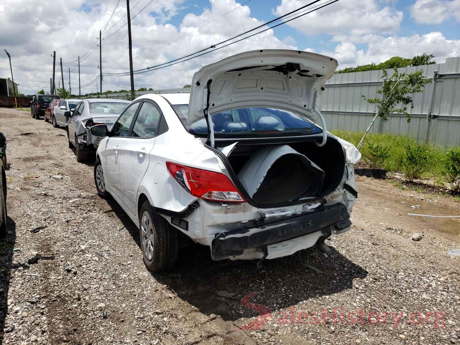 KMHCT4AE7GU119183 2016 HYUNDAI ACCENT