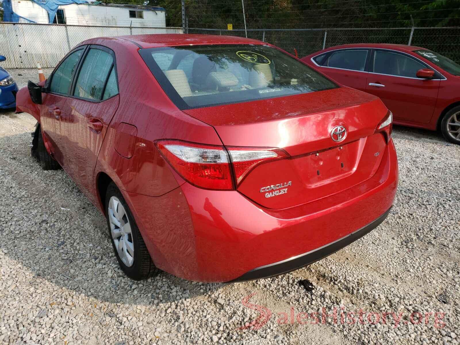 5YFBURHE1GP534139 2016 TOYOTA COROLLA