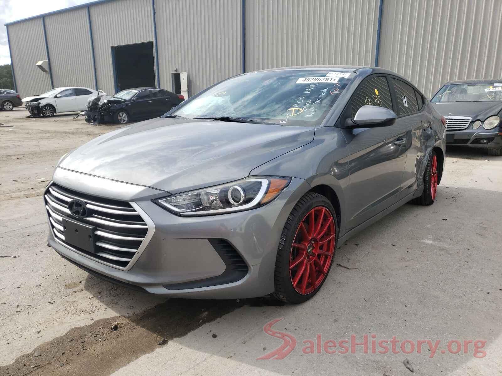 KMHD74LF1HU121205 2017 HYUNDAI ELANTRA