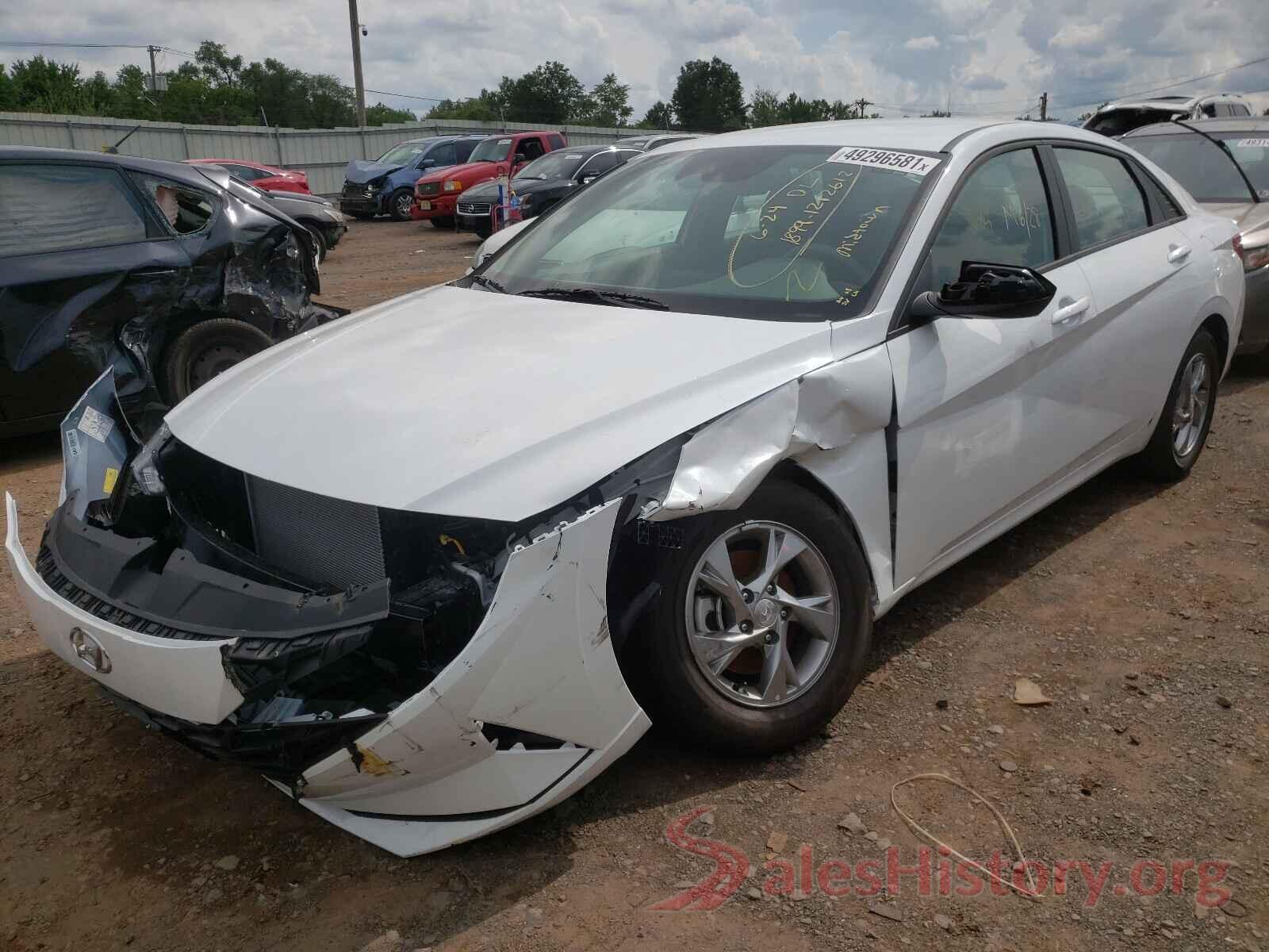 5NPLL4AG5MH043202 2021 HYUNDAI ELANTRA