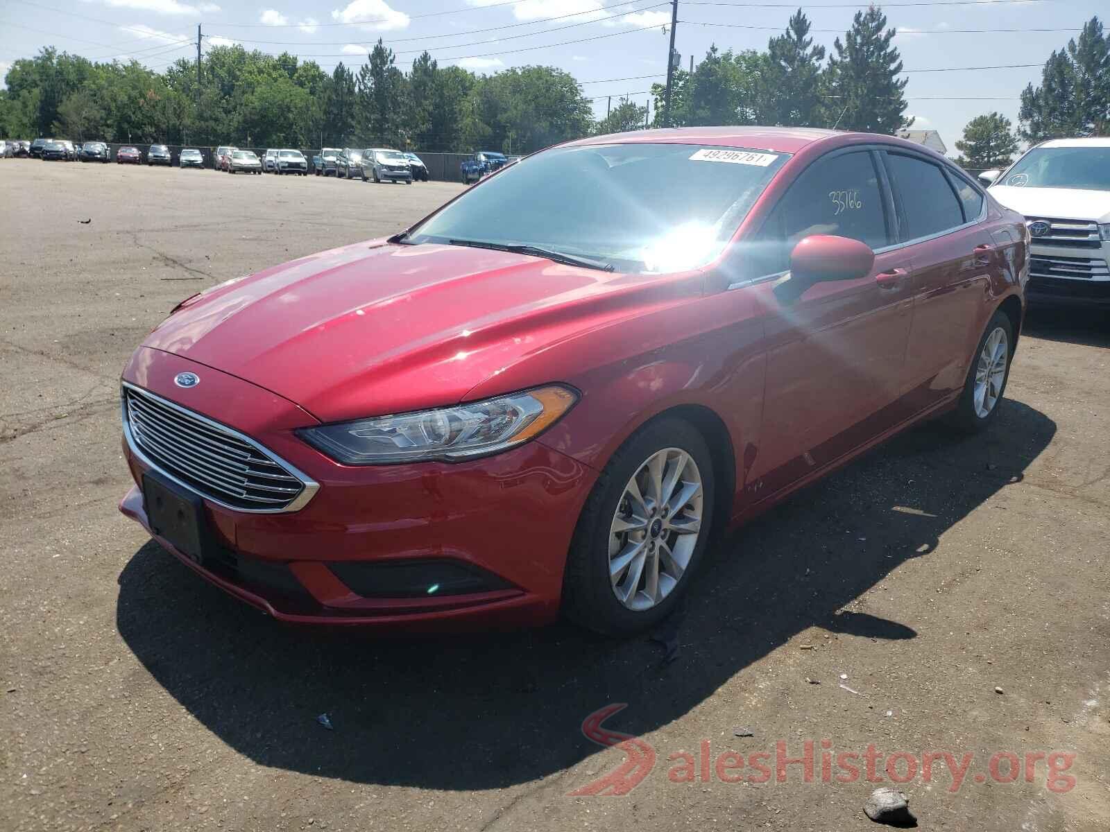 3FA6P0H76HR350158 2017 FORD FUSION