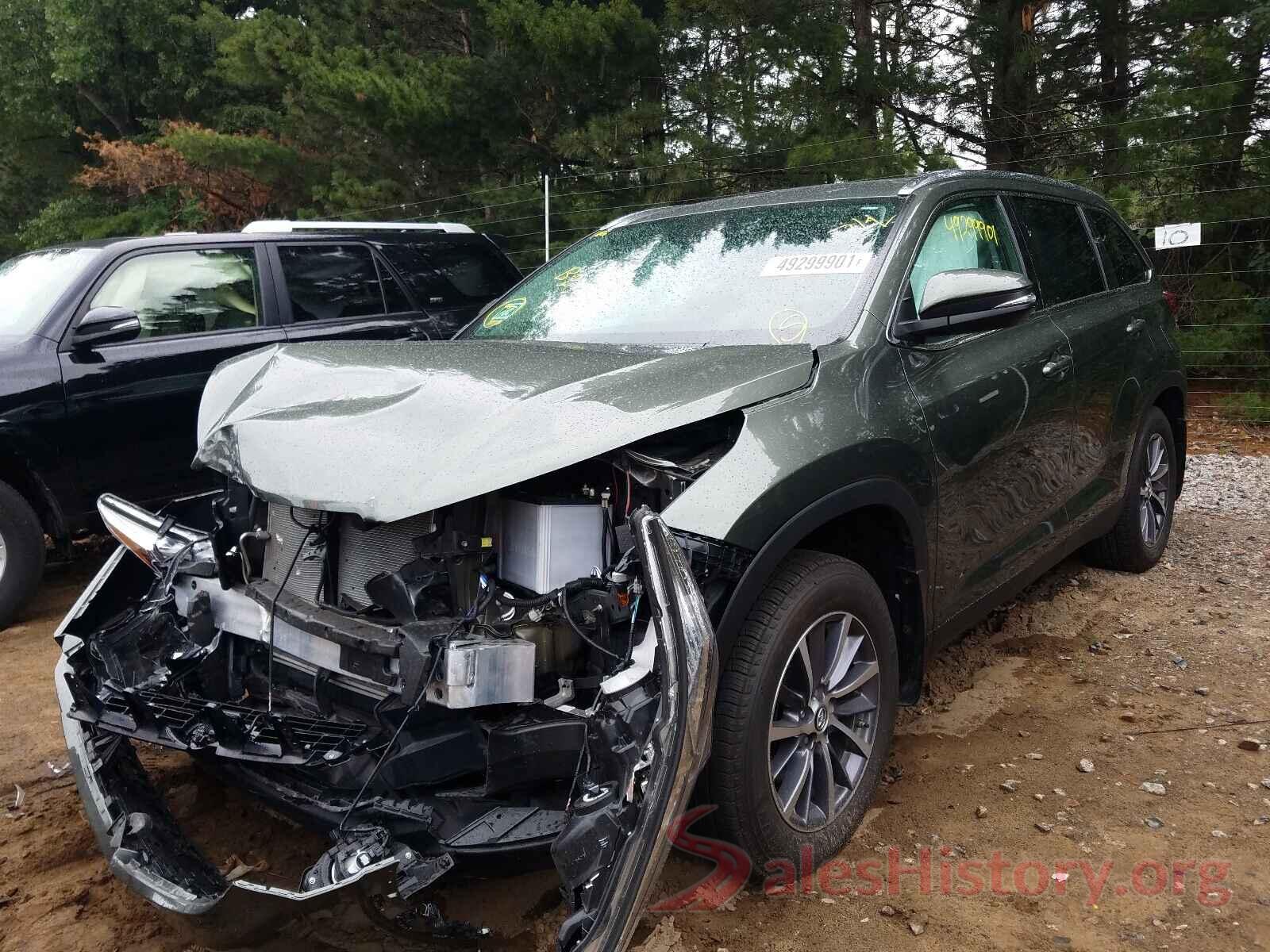 5TDJZRFH9KS710168 2019 TOYOTA HIGHLANDER