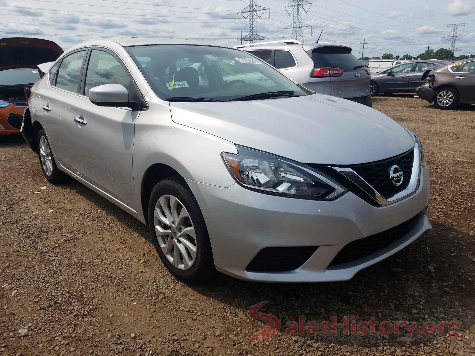 3N1AB7APXKL616056 2019 NISSAN SENTRA