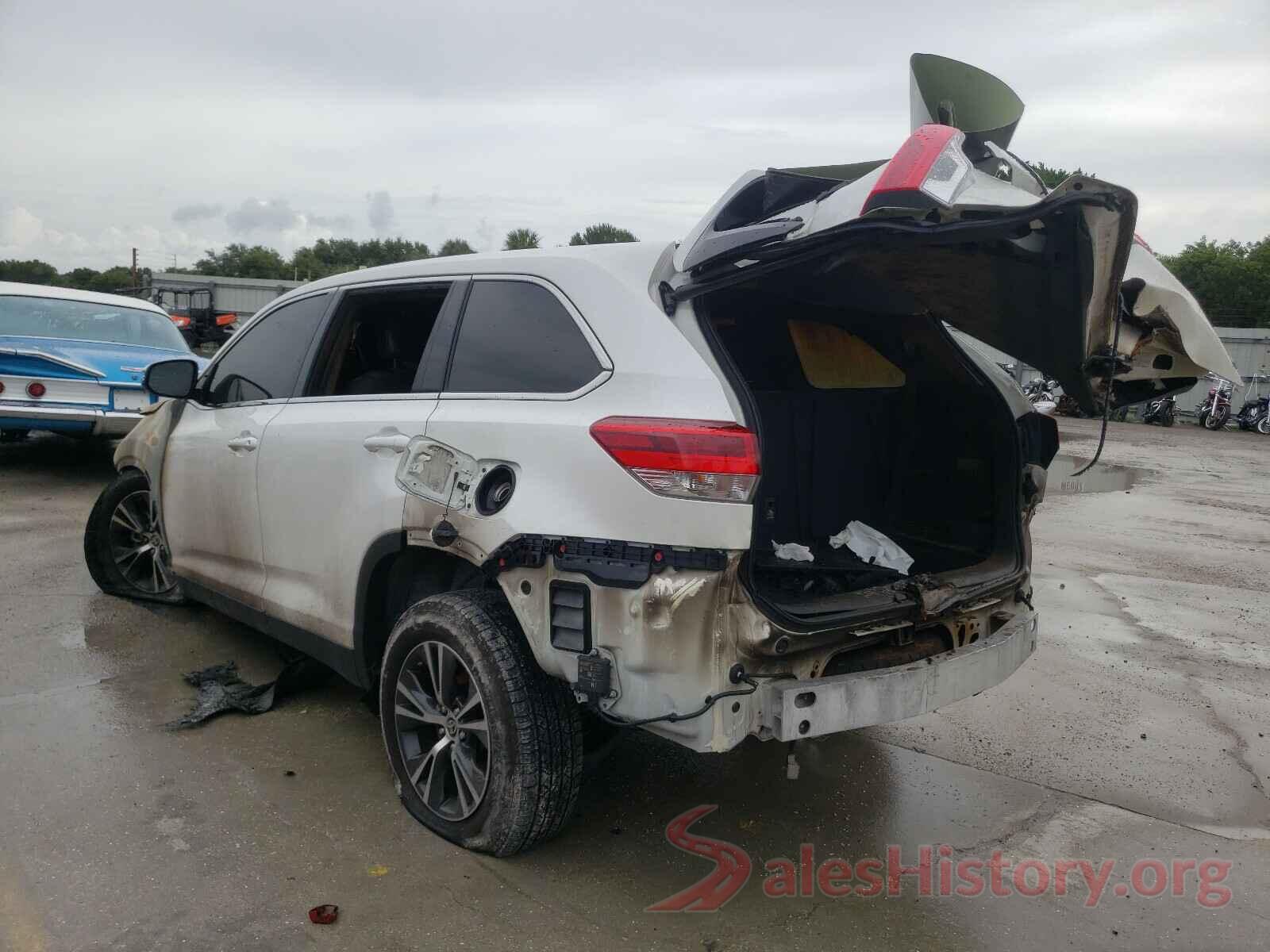 5TDZZRFH1KS370095 2019 TOYOTA HIGHLANDER