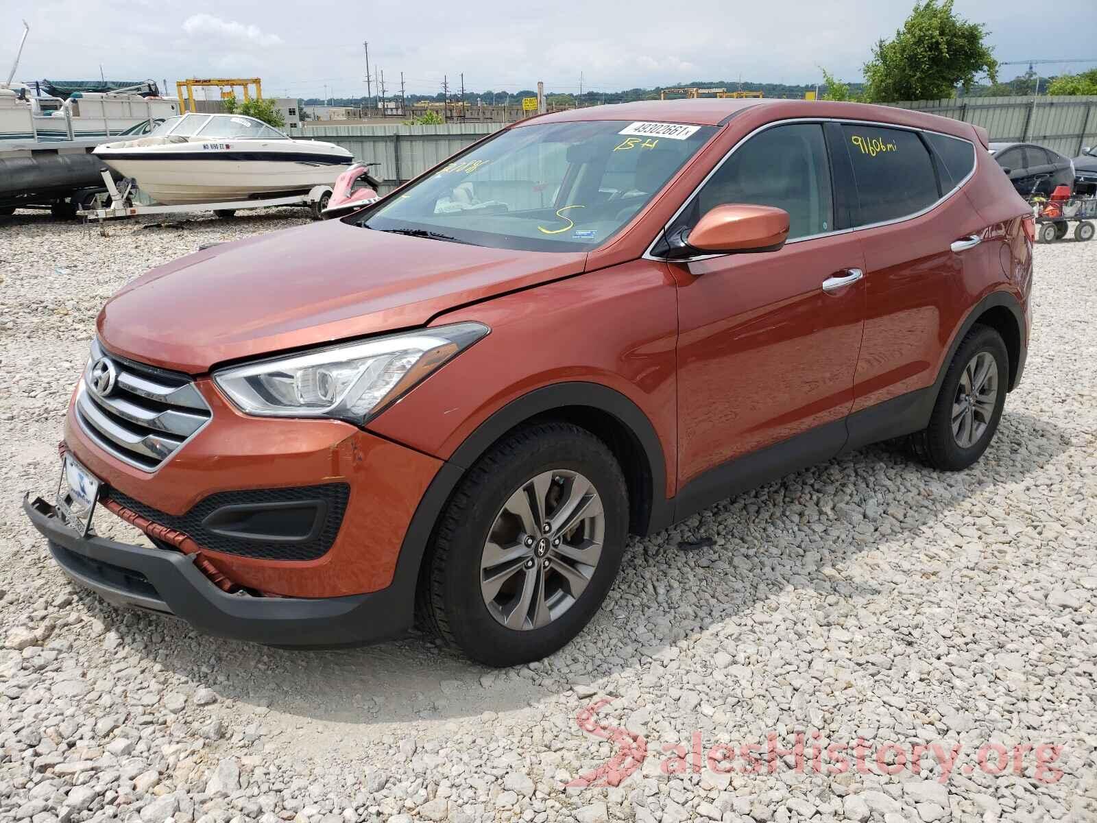 5XYZT3LB3GG327896 2016 HYUNDAI SANTA FE