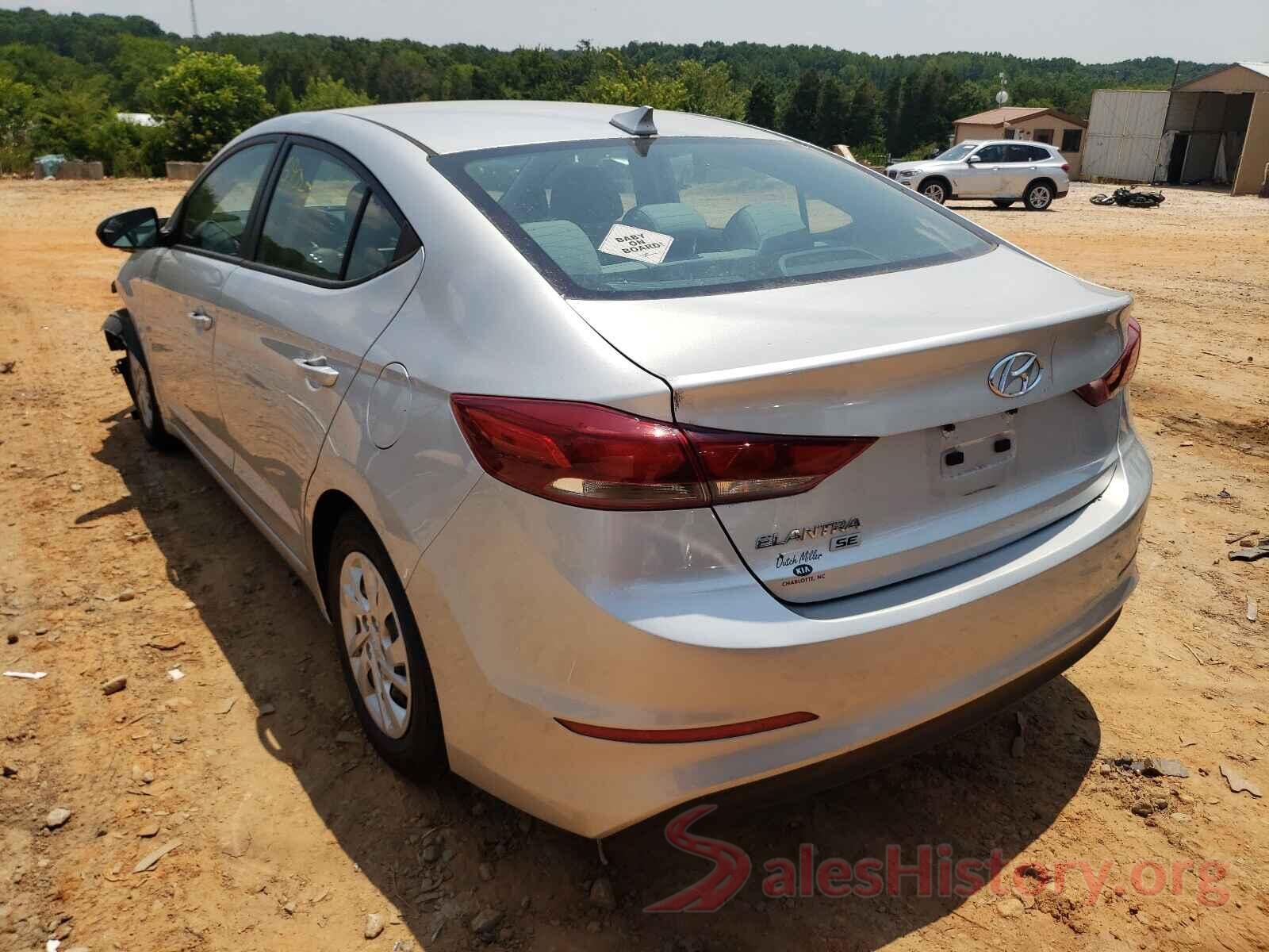 5NPD74LF2HH077150 2017 HYUNDAI ELANTRA