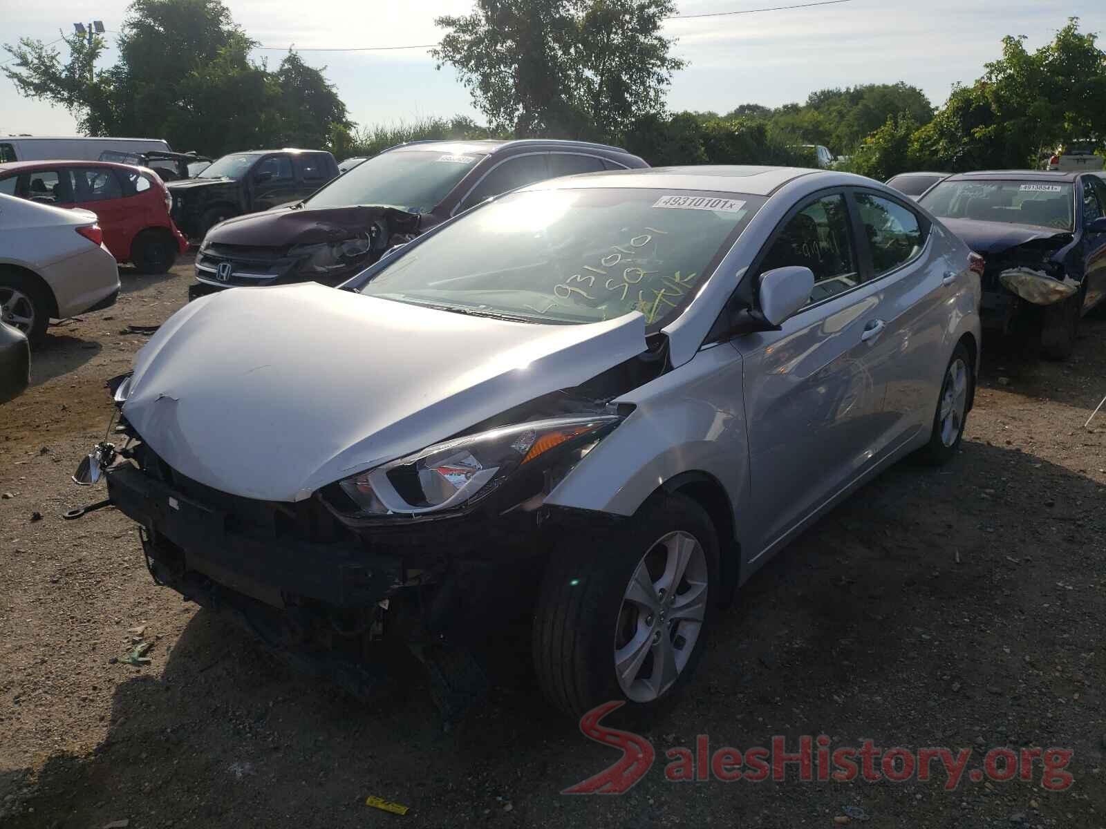 KMHDH4AE3GU561030 2016 HYUNDAI ELANTRA