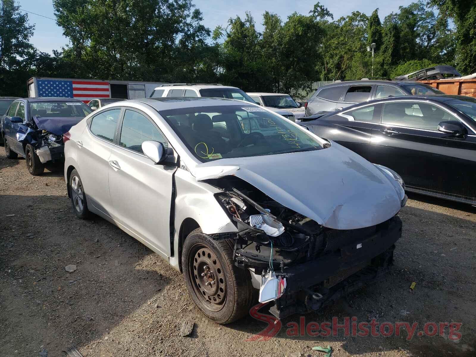 KMHDH4AE3GU561030 2016 HYUNDAI ELANTRA