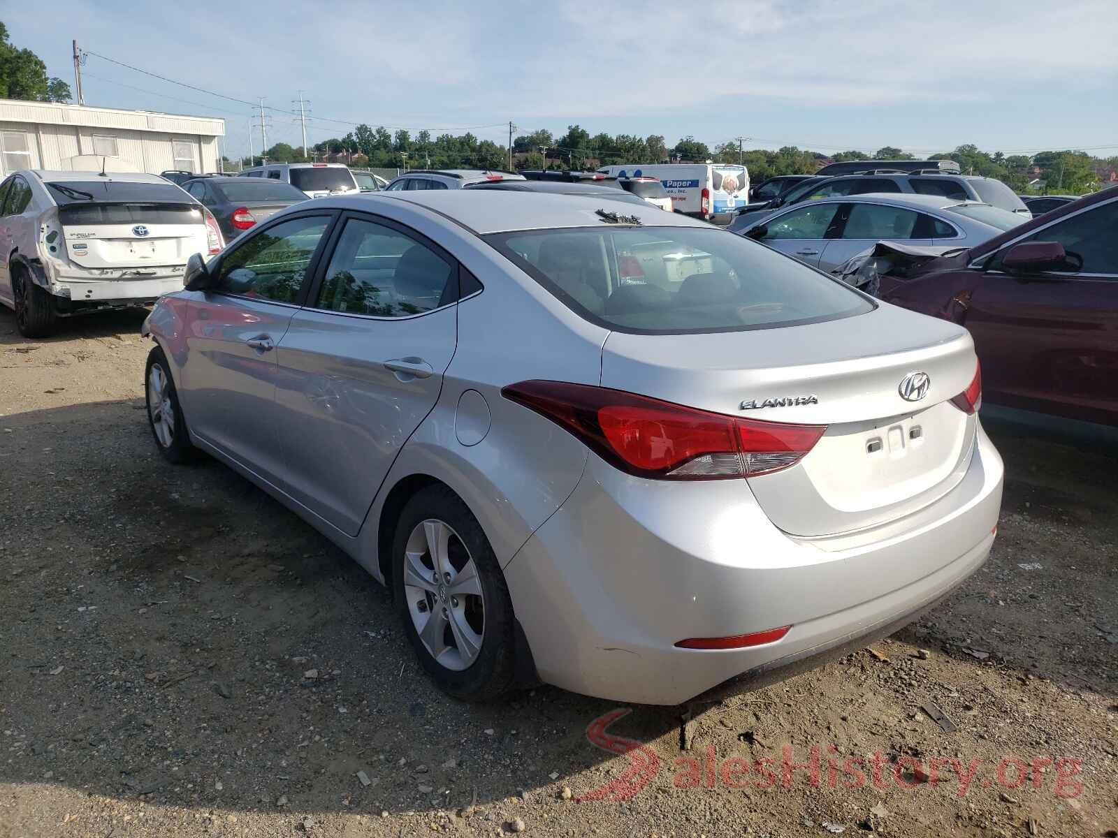 KMHDH4AE3GU561030 2016 HYUNDAI ELANTRA