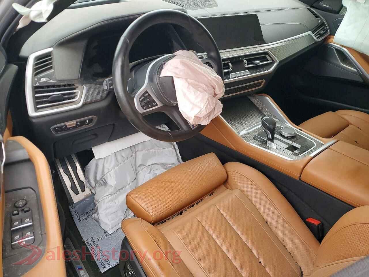 2021 BMW X6 VIN 5UXCY8C02M9H68663, interior dashboard