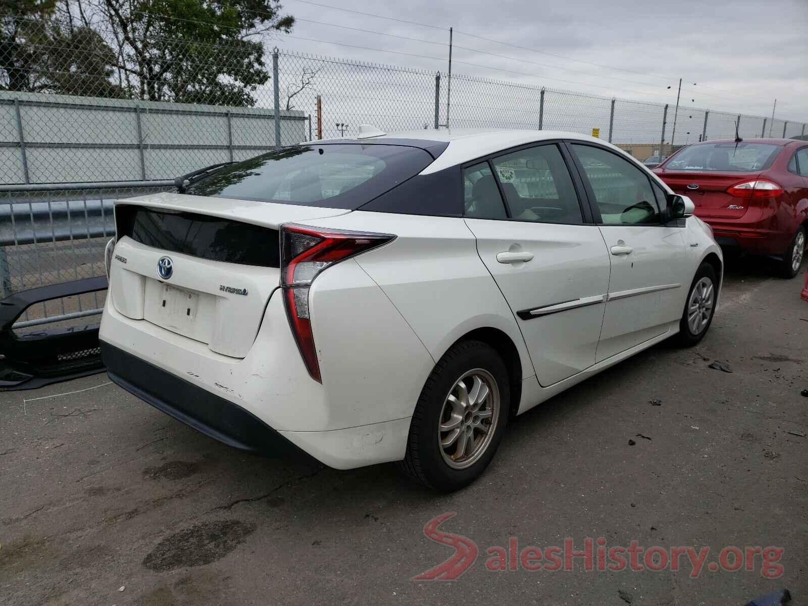 JTDKBRFU5G3012705 2016 TOYOTA PRIUS