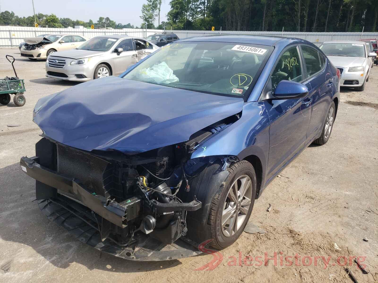 5NPD84LF2JH235036 2018 HYUNDAI ELANTRA