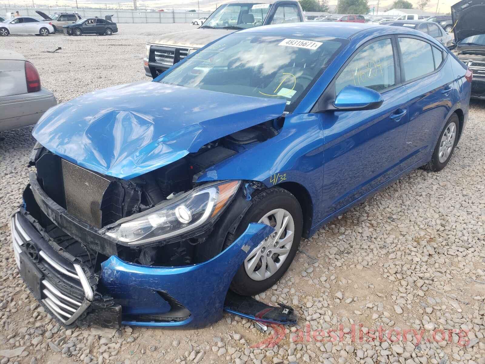 5NPD74LF9HH190612 2017 HYUNDAI ELANTRA