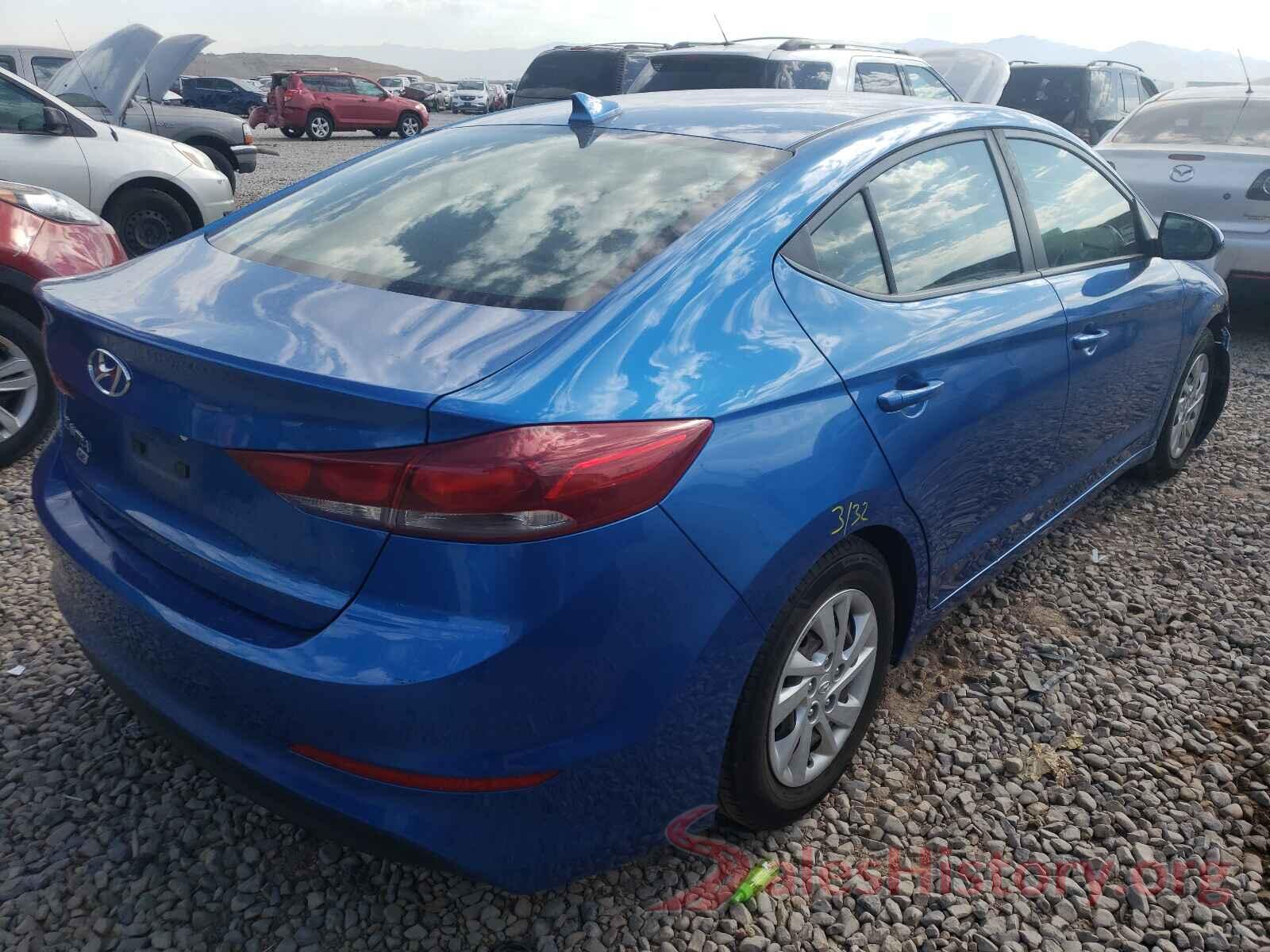 5NPD74LF9HH190612 2017 HYUNDAI ELANTRA