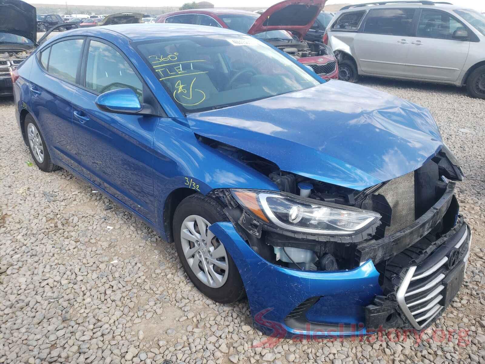 5NPD74LF9HH190612 2017 HYUNDAI ELANTRA