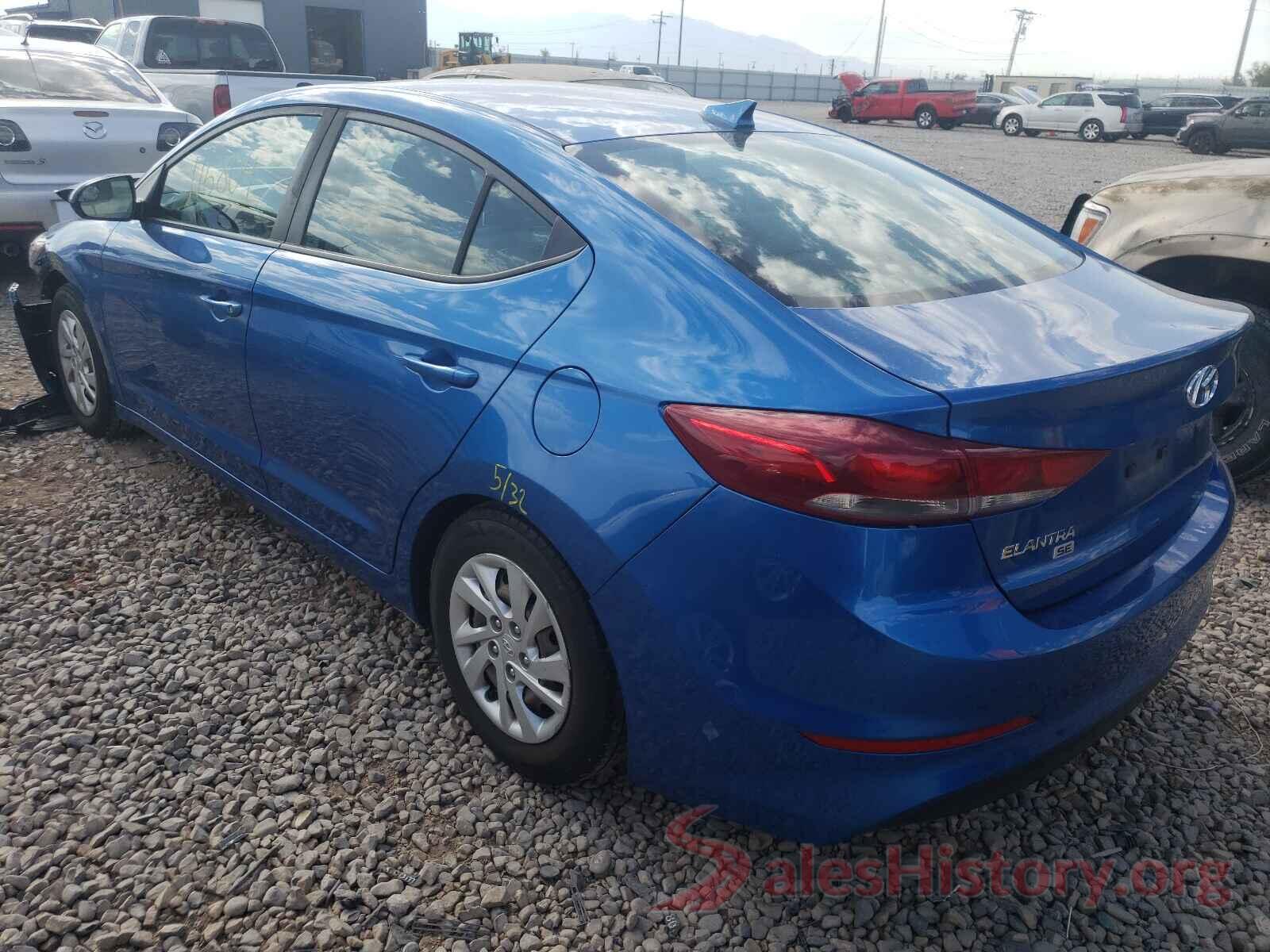 5NPD74LF9HH190612 2017 HYUNDAI ELANTRA