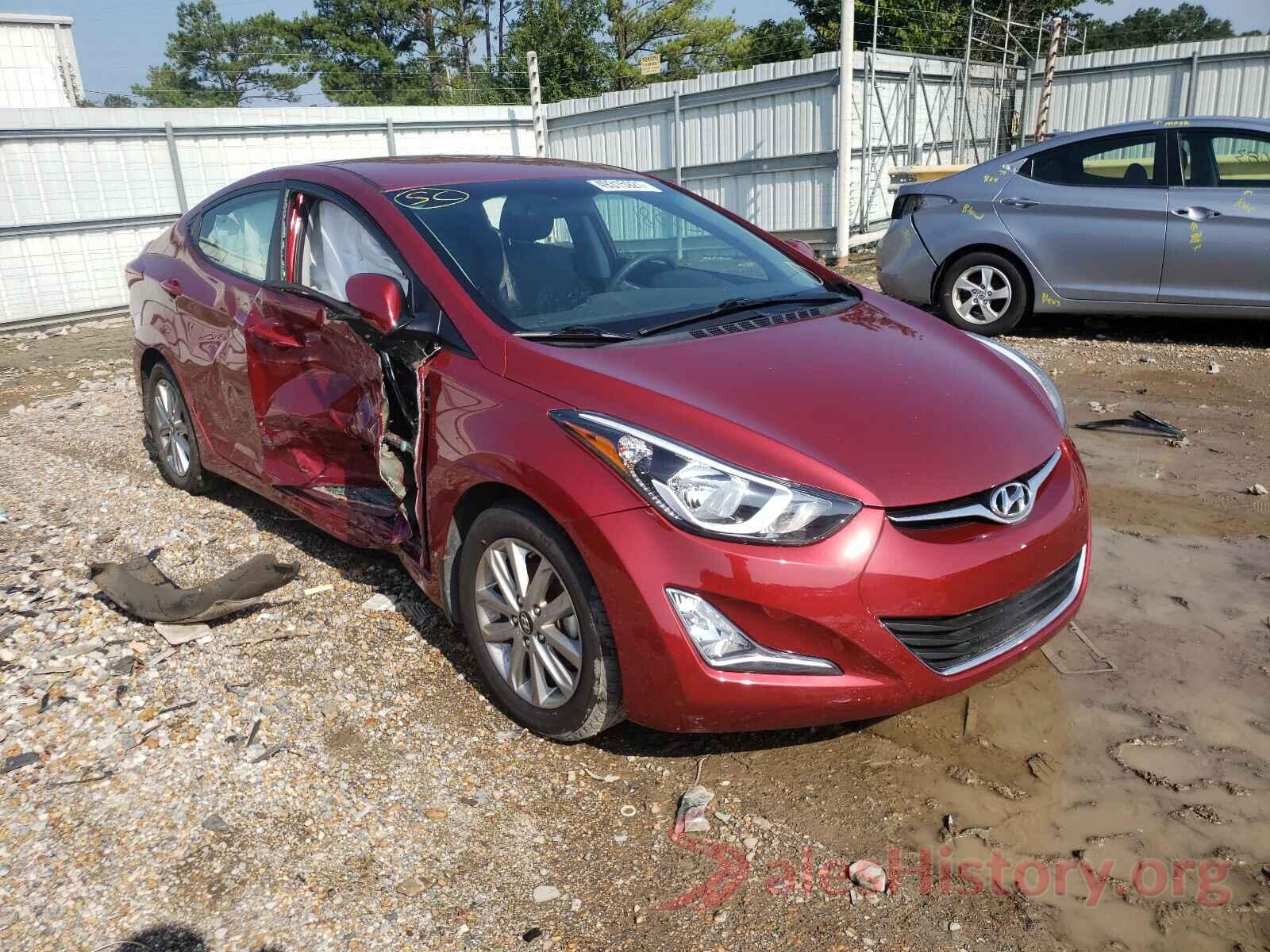 5NPDH4AE4GH775605 2016 HYUNDAI ELANTRA