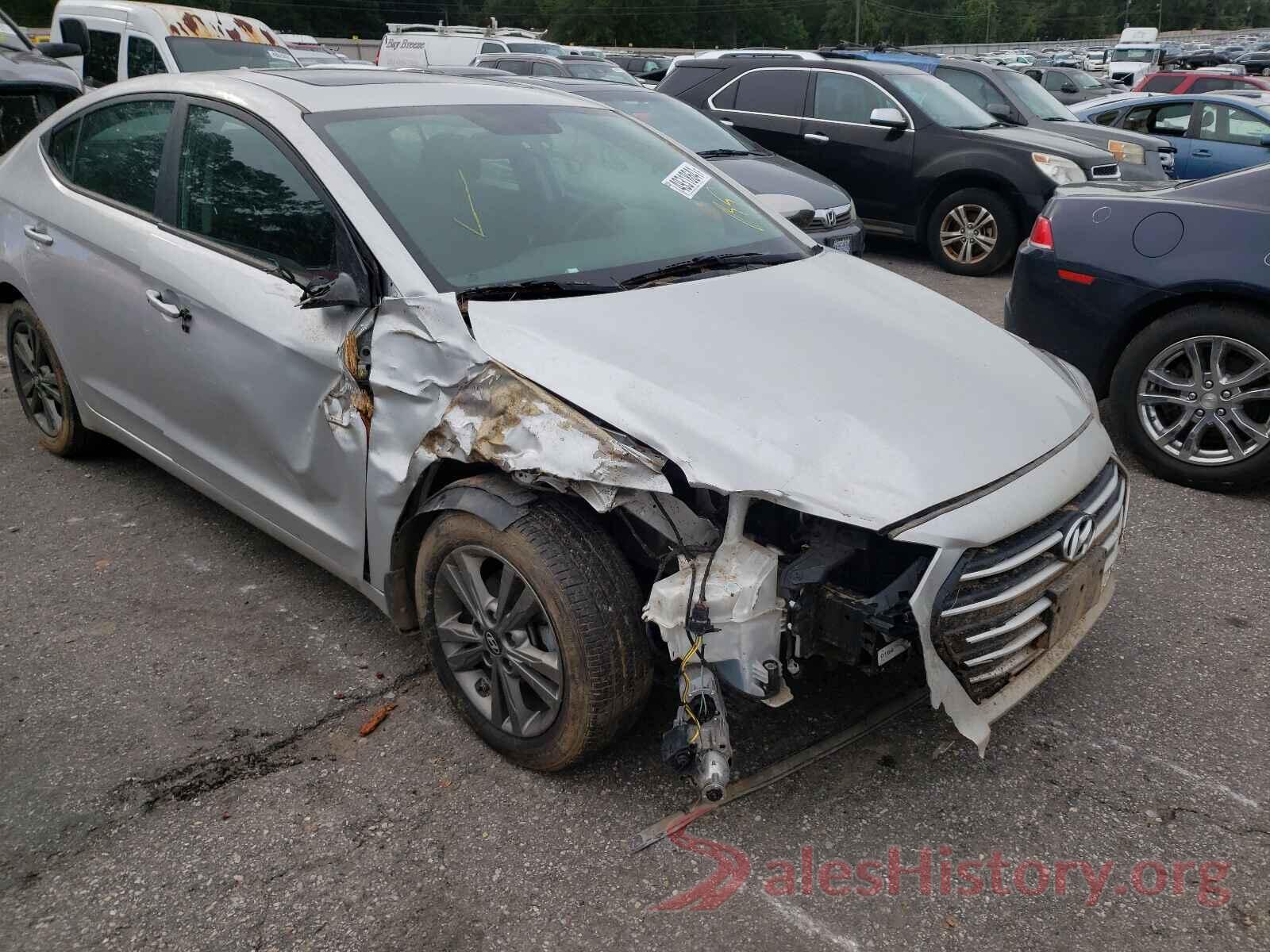 5NPD84LF5JH267592 2018 HYUNDAI ELANTRA